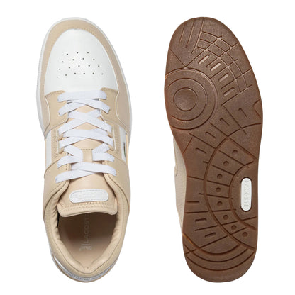 White - Lifestyle - Lacoste Mens Court Cage Leather Trainers