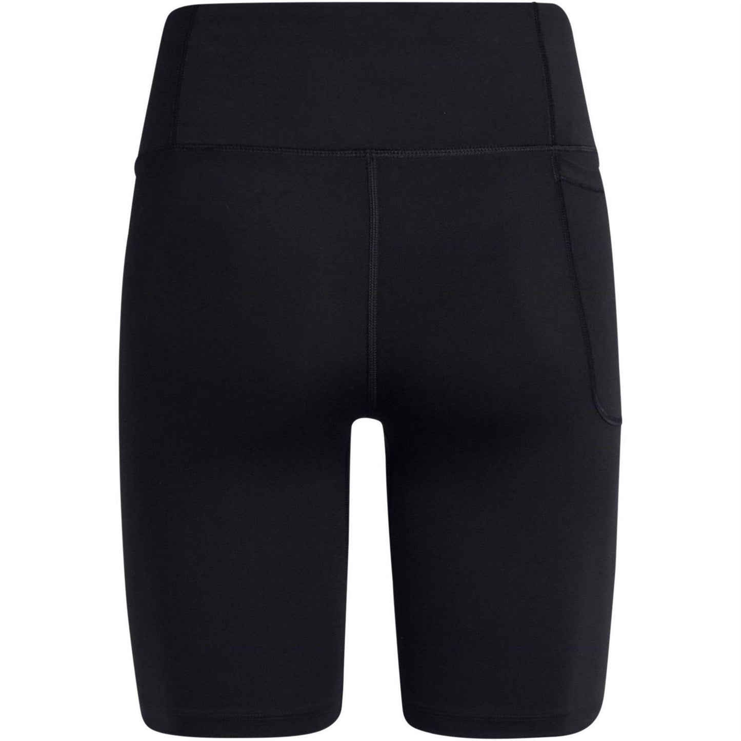Black - Back - Under Armour Womens-Ladies Motion Performance High Waist Shorts
