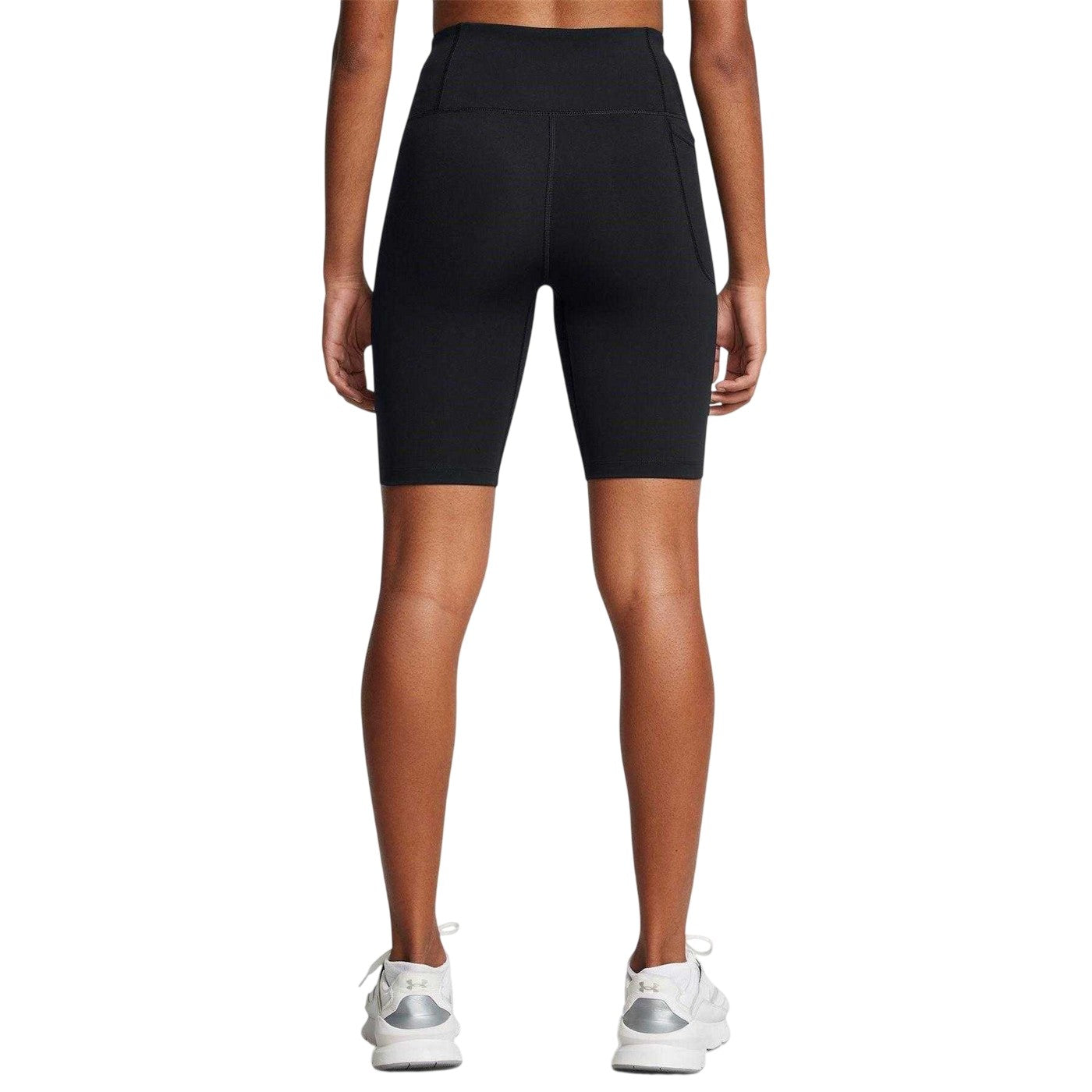 Black - Pack Shot - Under Armour Womens-Ladies Motion Performance High Waist Shorts