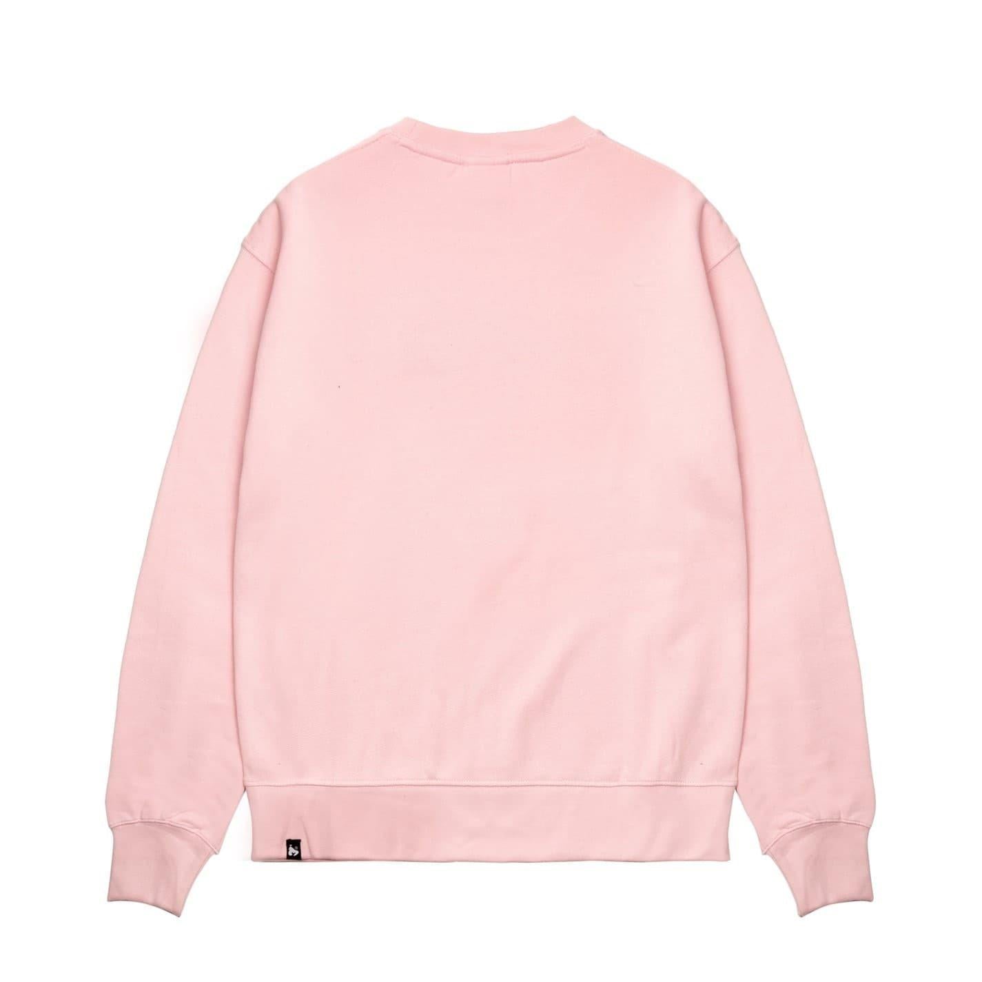 Rose Pink - Side - Money Unisex Adult Vice Crew Sweatshirt and Shorts Set