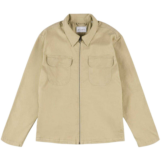 Taupe - Front - Albam Mens Harrington Jacket