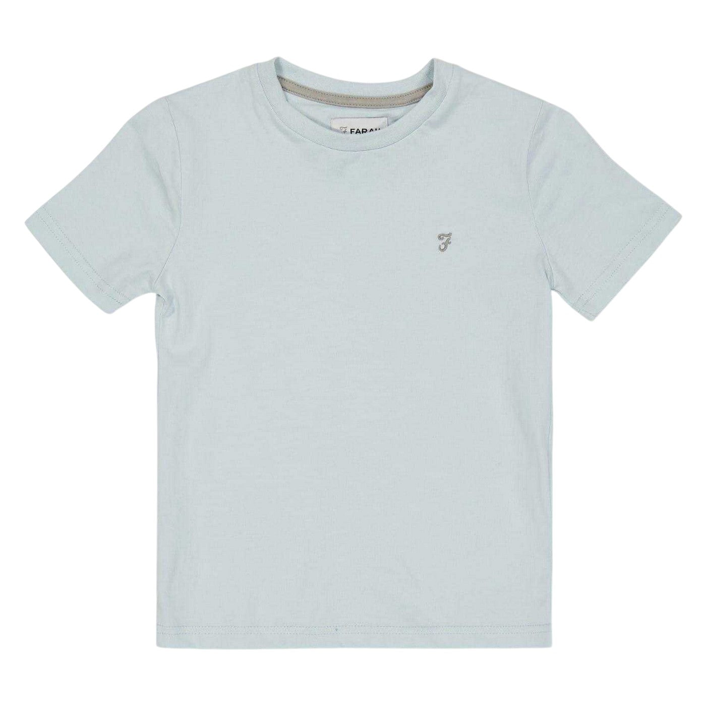 Blue - Front - Farah Boys Embroidered Logo T-Shirt
