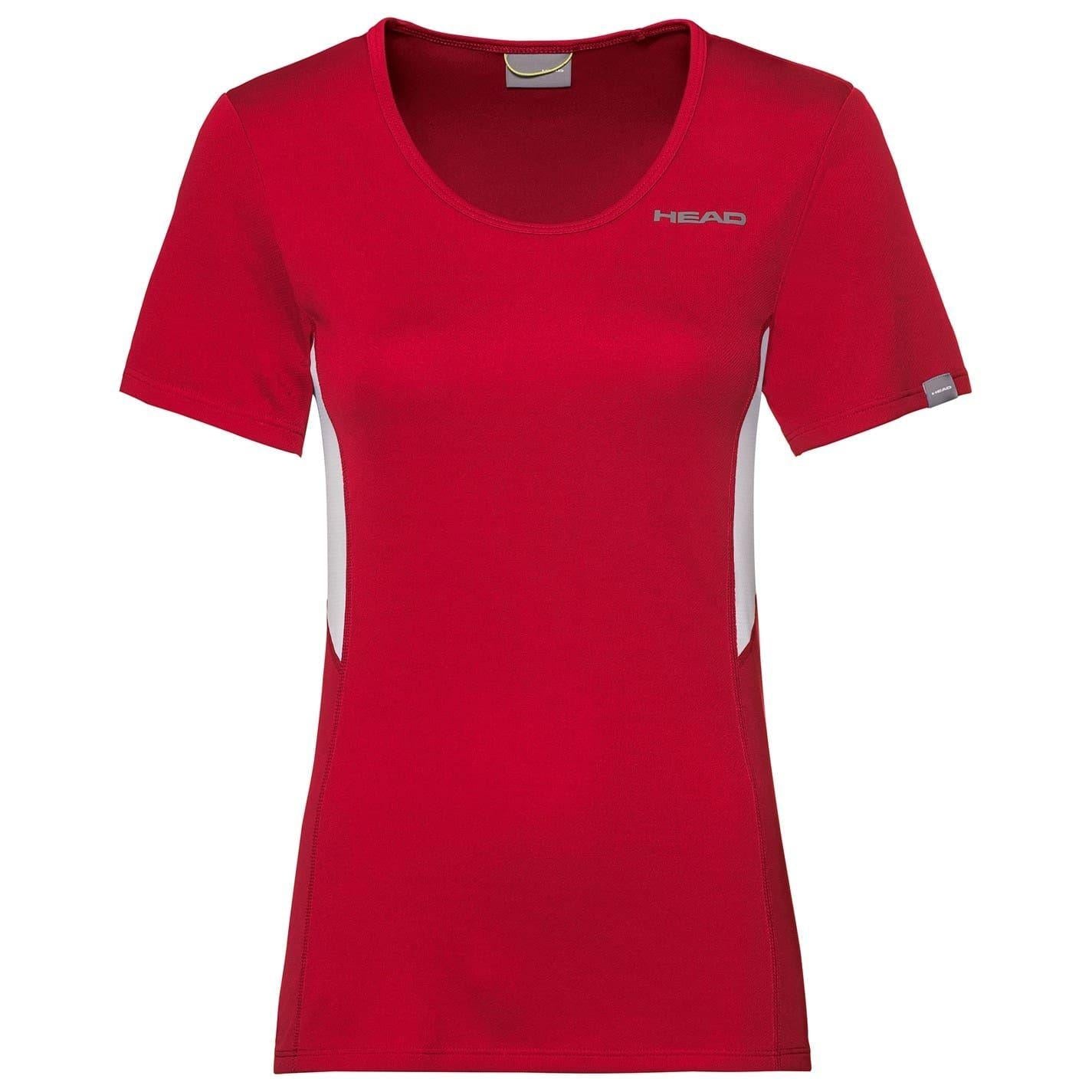 Red - Front - Head Womens-Ladies Regular T-Shirt