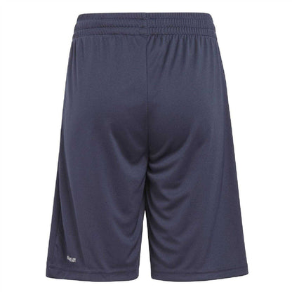 Black Blue - Pack Shot - Adidas Boys Train Essentials Training T-Shirt & Shorts Set