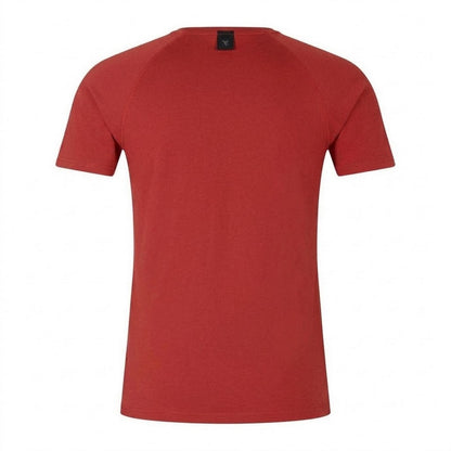 Brick Red - Back - Endura Mens Loop Relaxed Fit Raglan T-Shirt