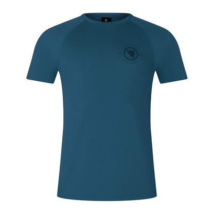 Blue - Front - Endura Mens Loop Relaxed Fit Raglan T-Shirt