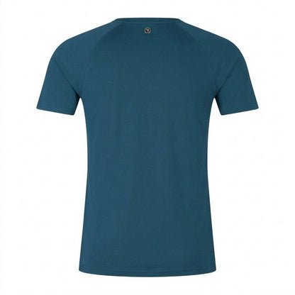 Blue - Back - Endura Mens Loop Relaxed Fit Raglan T-Shirt