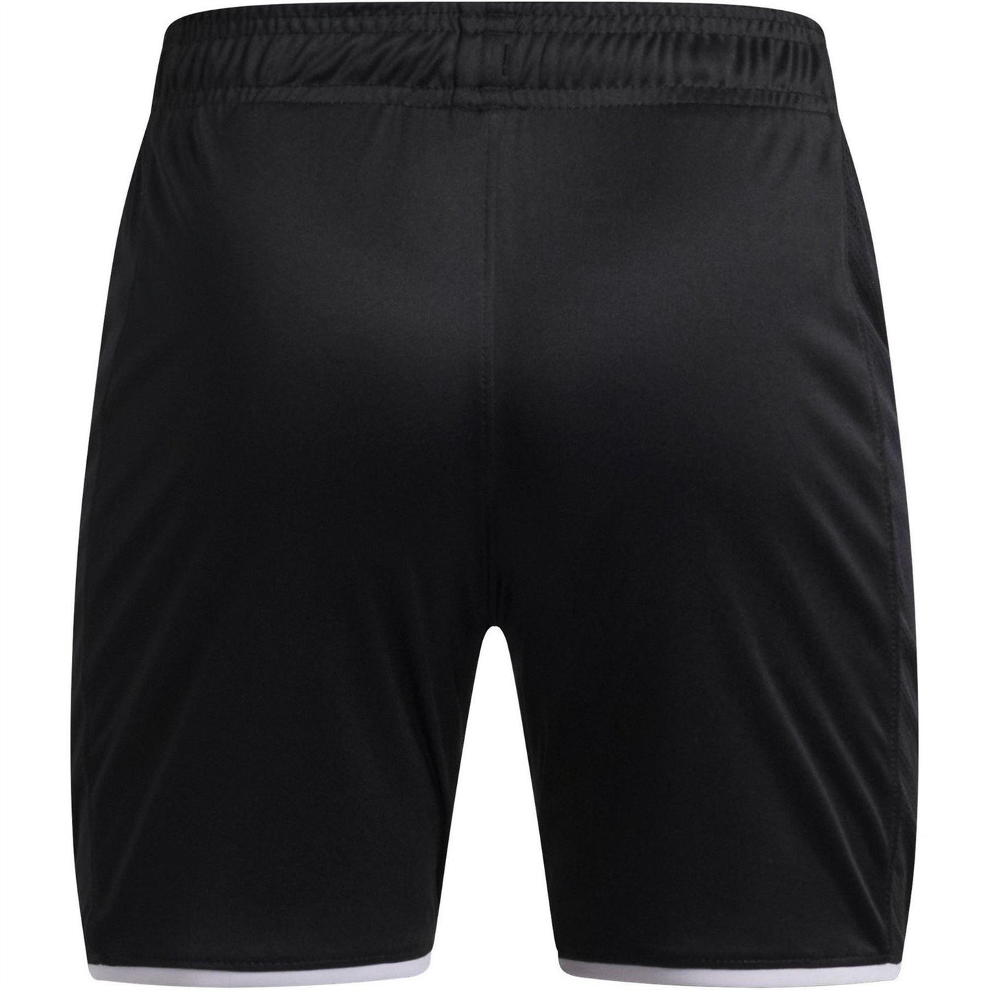 Black-White - Back - Under Armour Childrens-Kids Performance Shorts