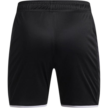 Black-White - Back - Under Armour Childrens-Kids Performance Shorts