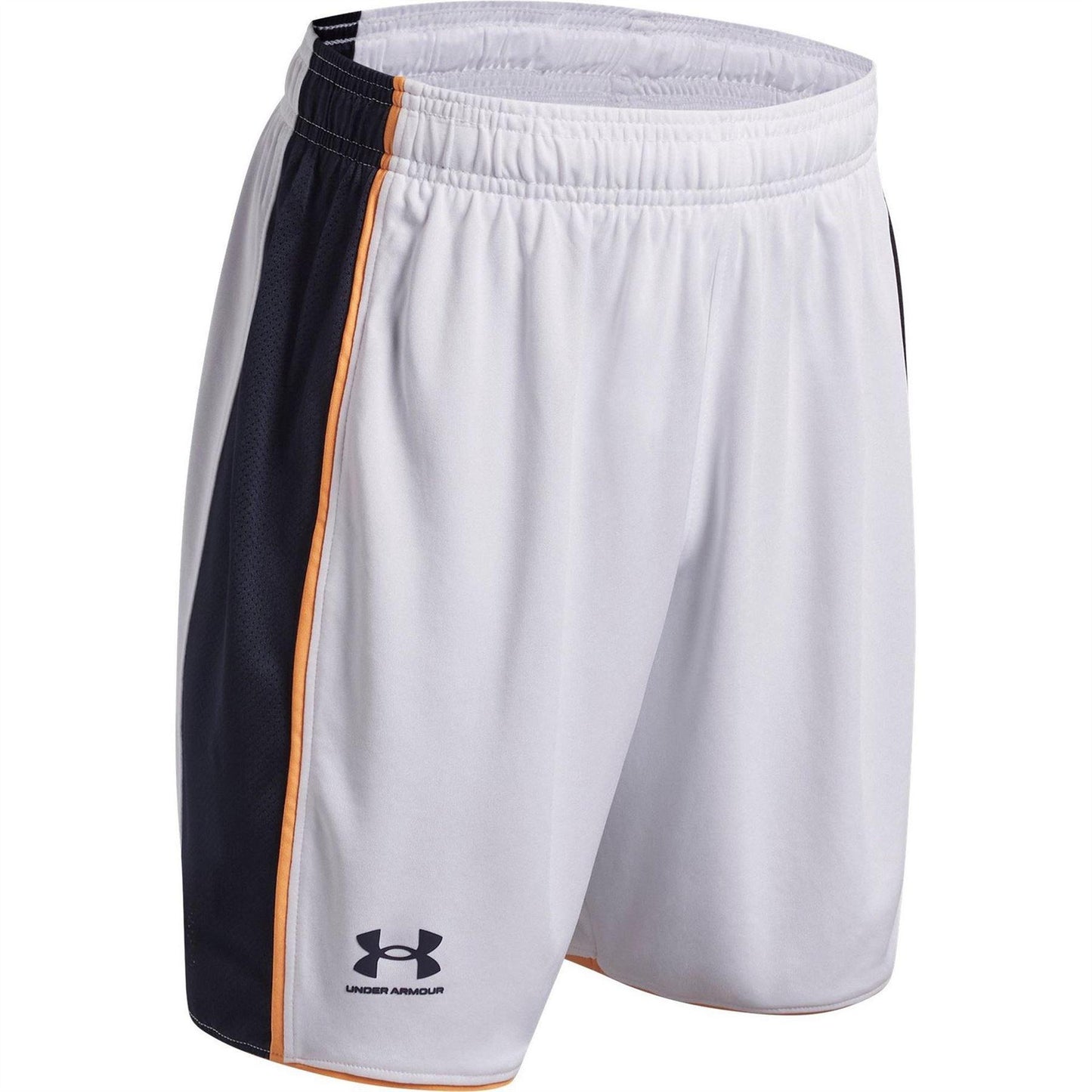 White-Navy - Side - Under Armour Childrens-Kids Performance Shorts