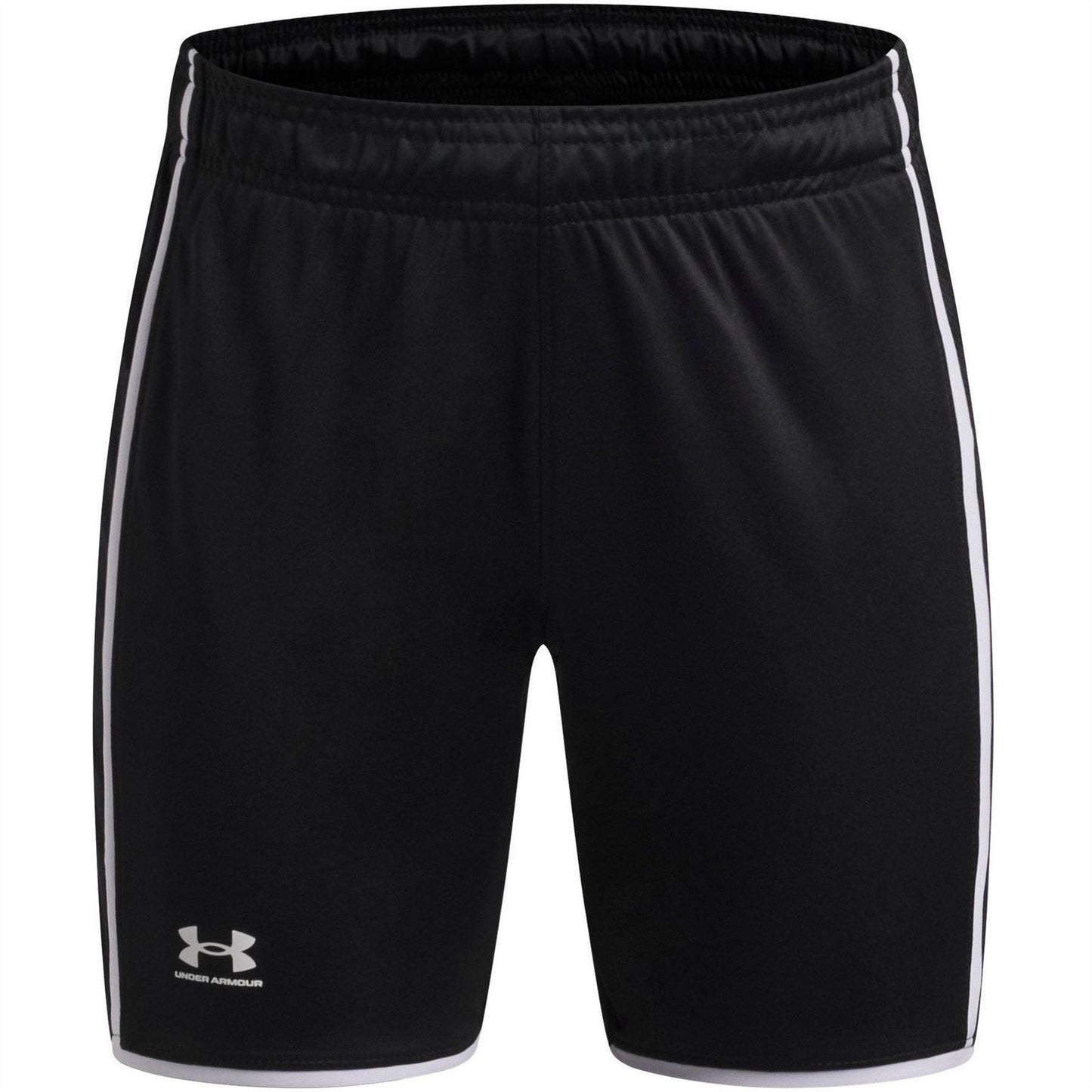 Black-White - Front - Under Armour Childrens-Kids Performance Shorts