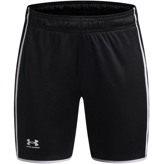 Black-White - Front - Under Armour Childrens-Kids Performance Shorts