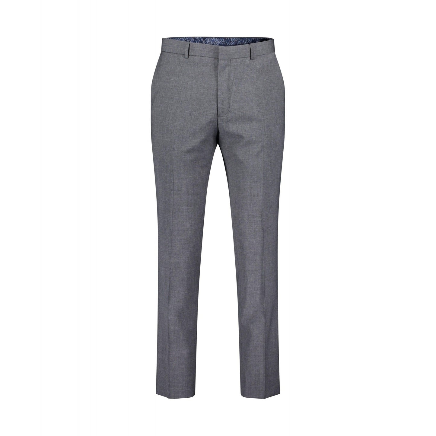 Charcoal - Front - Ted Baker Mens Panama Slim Suit Trousers