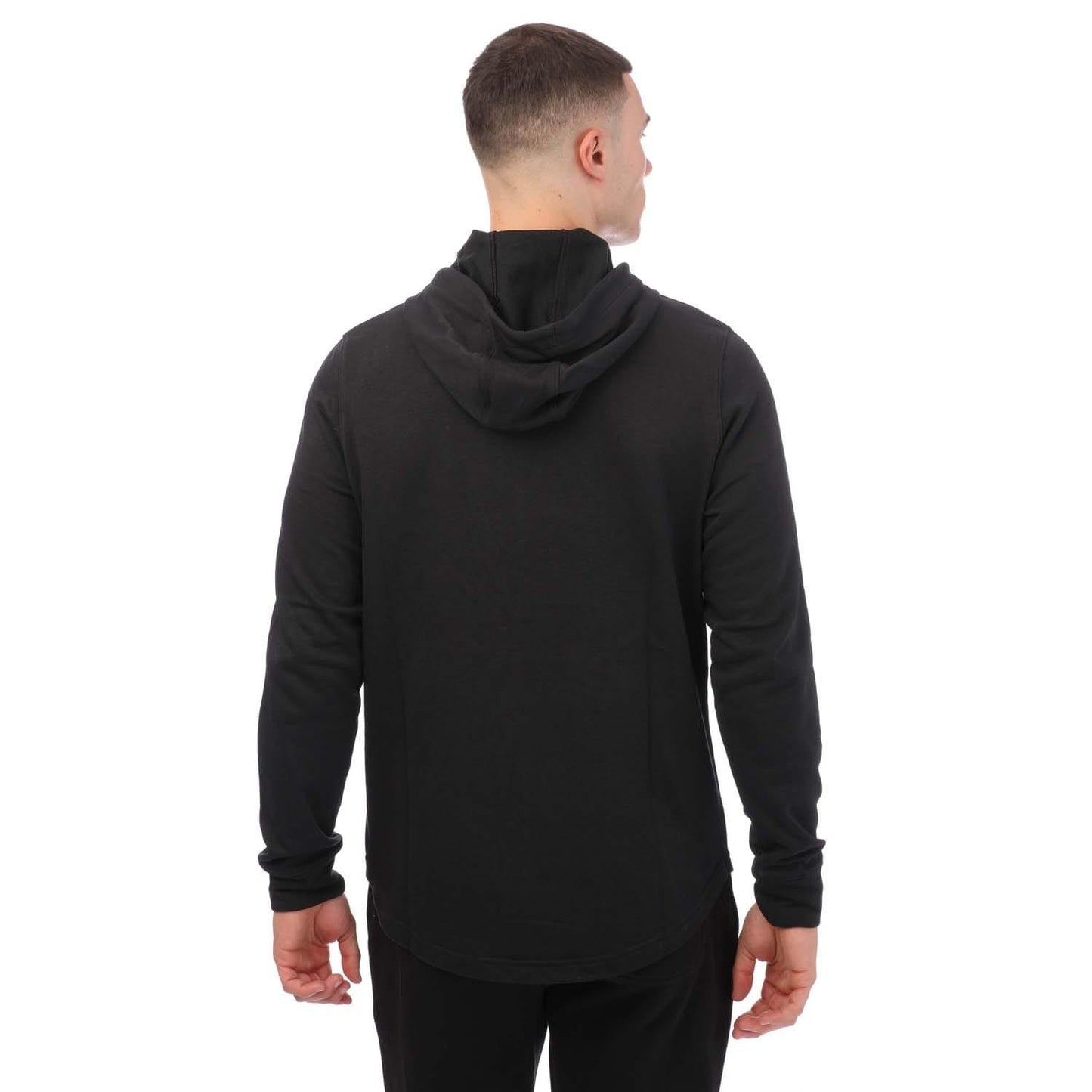 Black - Back - Under Armour Mens Rival Graphic French Terry Hoodie