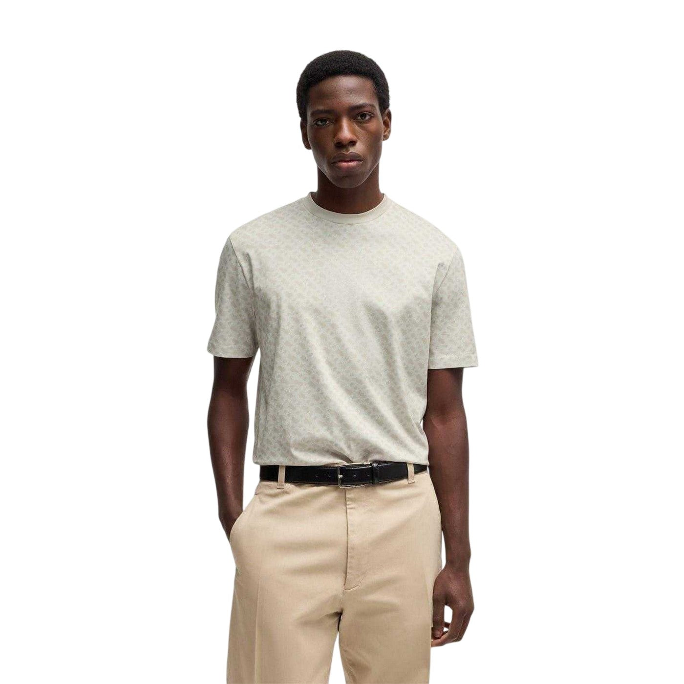 White - Lifestyle - Boss Mens Taut T-Shirt