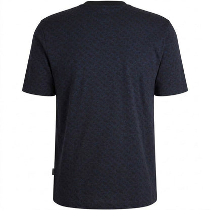 Dark Blue - Back - Boss Mens Taut T-Shirt