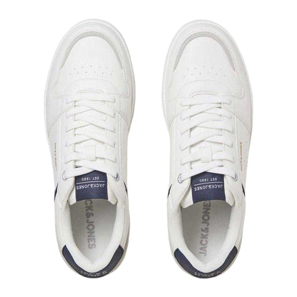 White - Side - Jack And Jones Mens Ealing Trainers