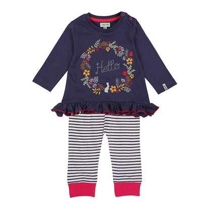 Multicoloured - Front - Lilly & Sid Baby Girls Co-ord Set