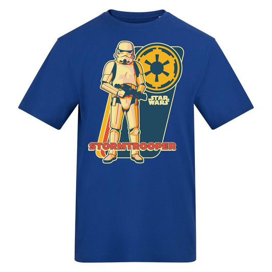 White-Black - Front - Star Wars Unisex Adult Stormtrooper Print Regular T-Shirt