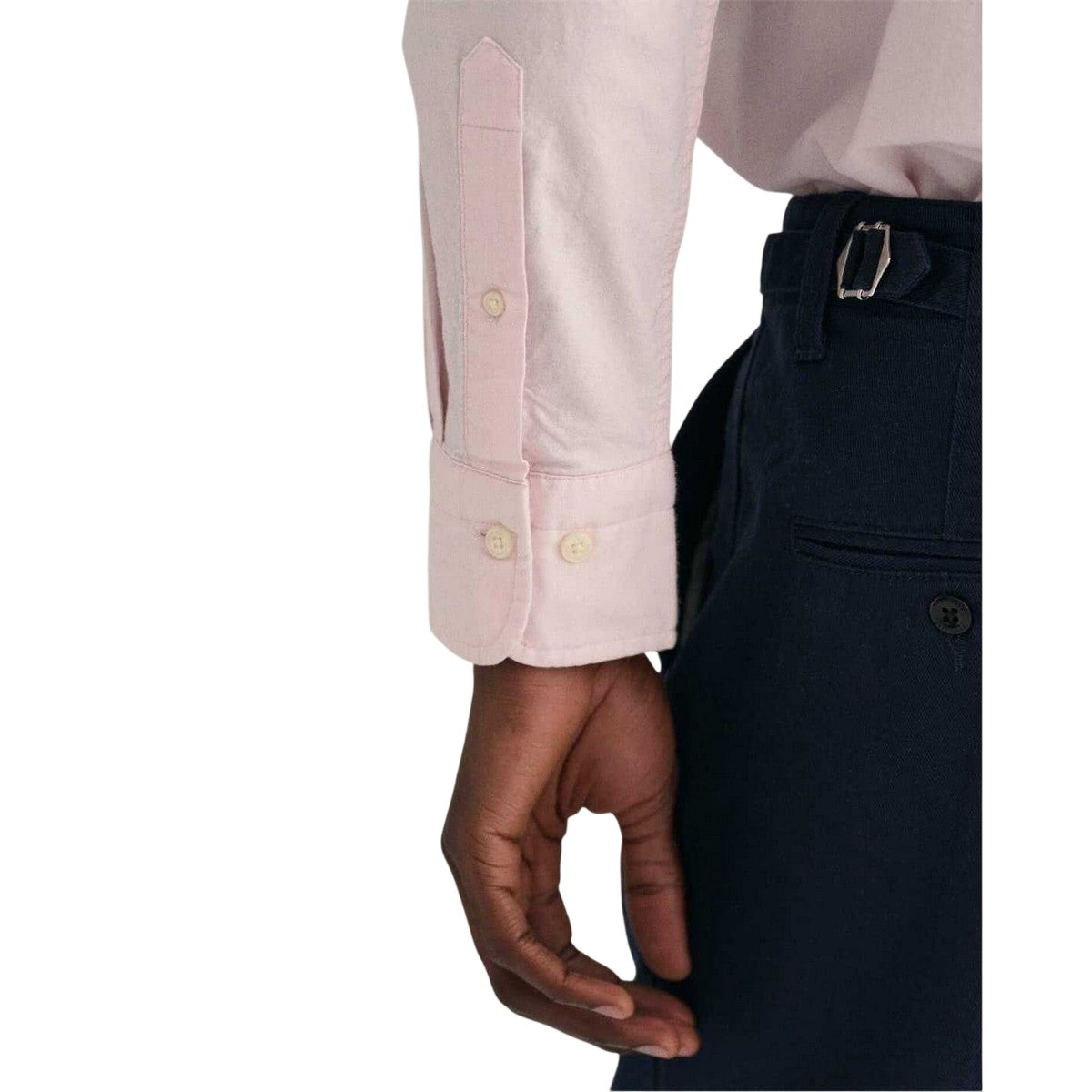 Pale Pink - Side - Gant Mens Oxford Shirt