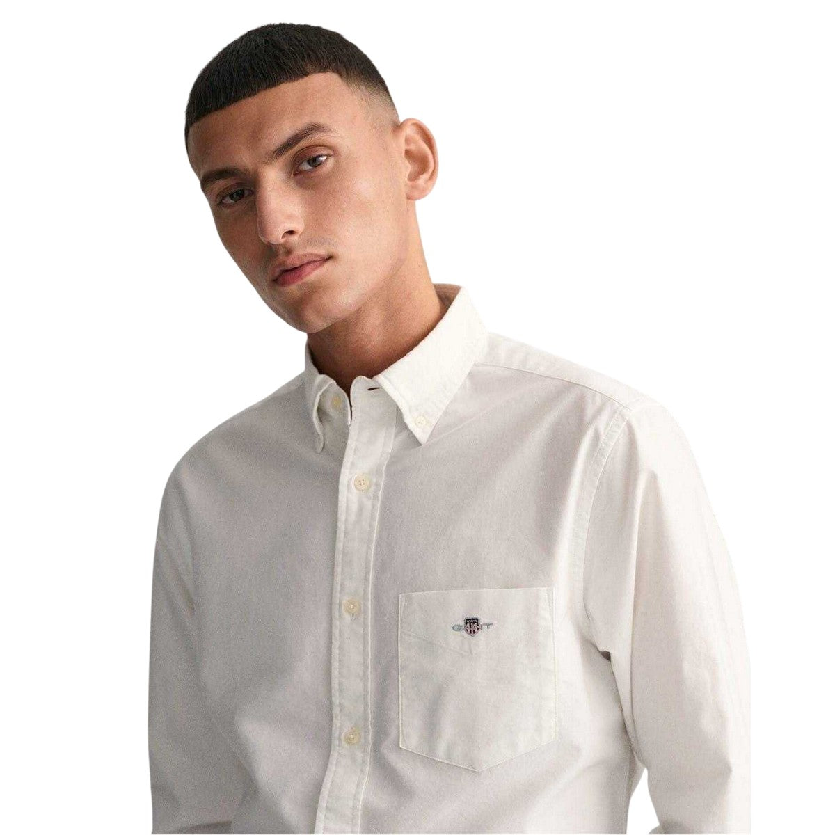 White - Side - Gant Mens Oxford Shirt