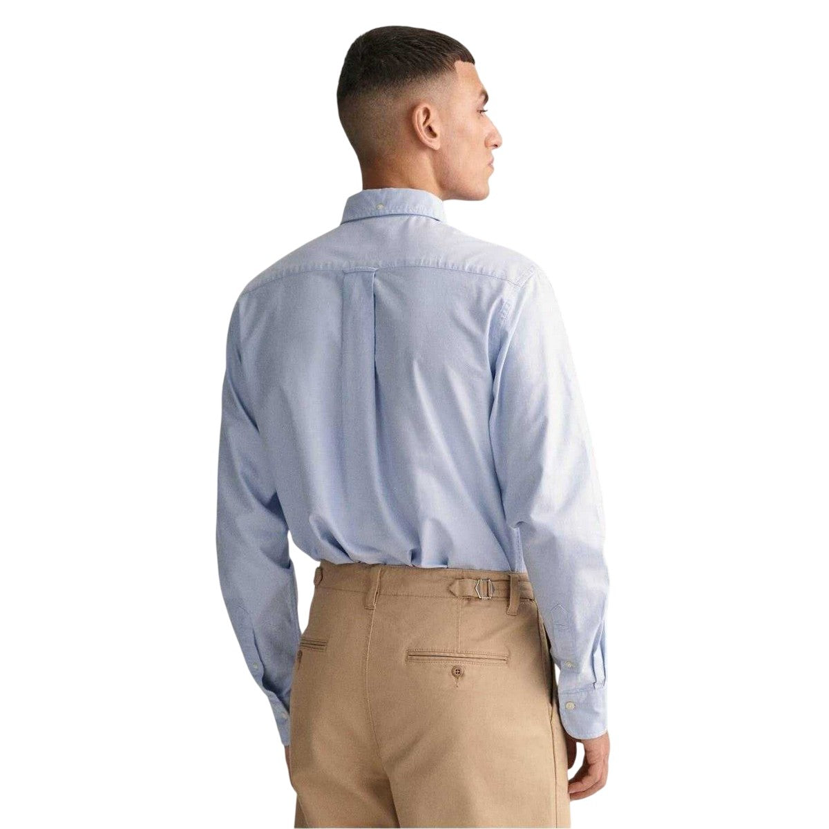 Pale Blue - Back - Gant Mens Oxford Shirt