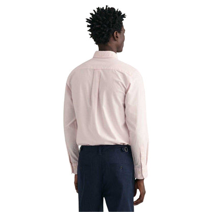 Pale Pink - Back - Gant Mens Oxford Shirt