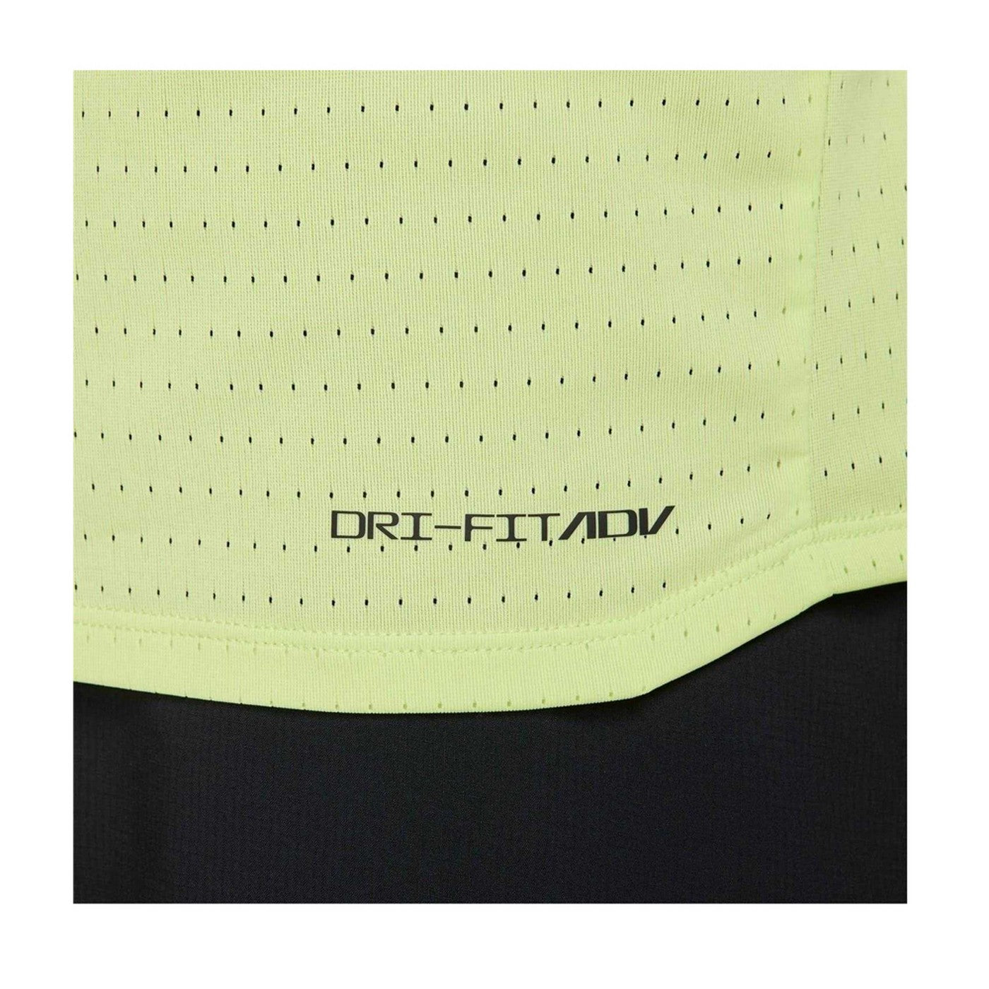 Lemon-Black - Lifestyle - Nike Mens Aeroswift Swoosh Dri-FIT Regular Top