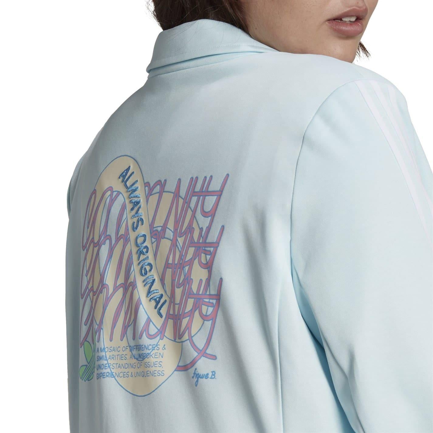Blue - Lifestyle - Adidas Womens-Ladies Lapel Collar Plus Blazer