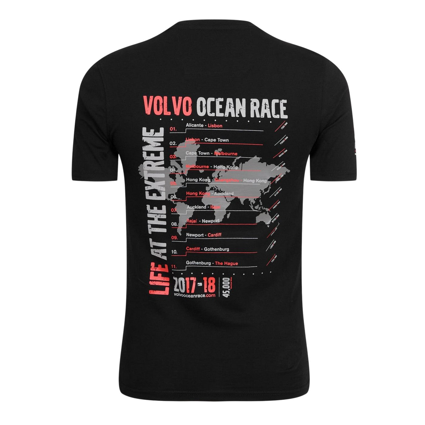 Black - Back - Musto Unisex Adult Tour Text Logo Regular T-Shirt