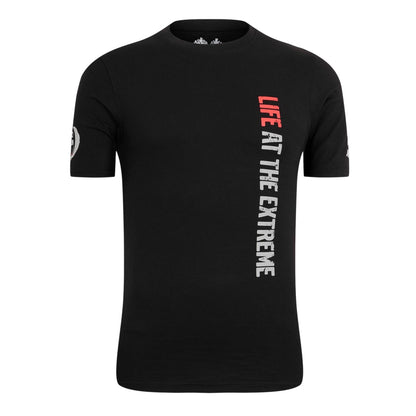 Black - Front - Musto Unisex Adult Tour Text Logo Regular T-Shirt