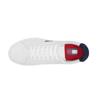 White-Navy - Lifestyle - Tommy Jeans Mens Archive 98 Leather Trainers