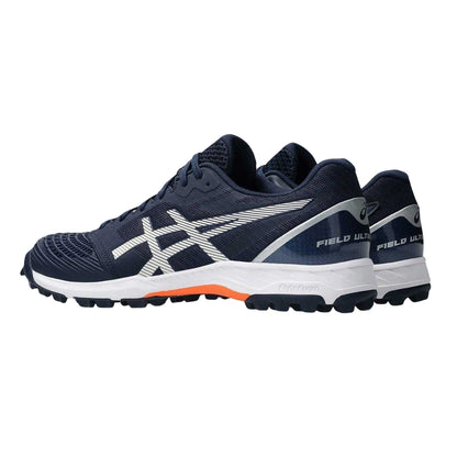 Midnight-Cream - Back - Asics Mens Ultimate FF Hockey Trainers