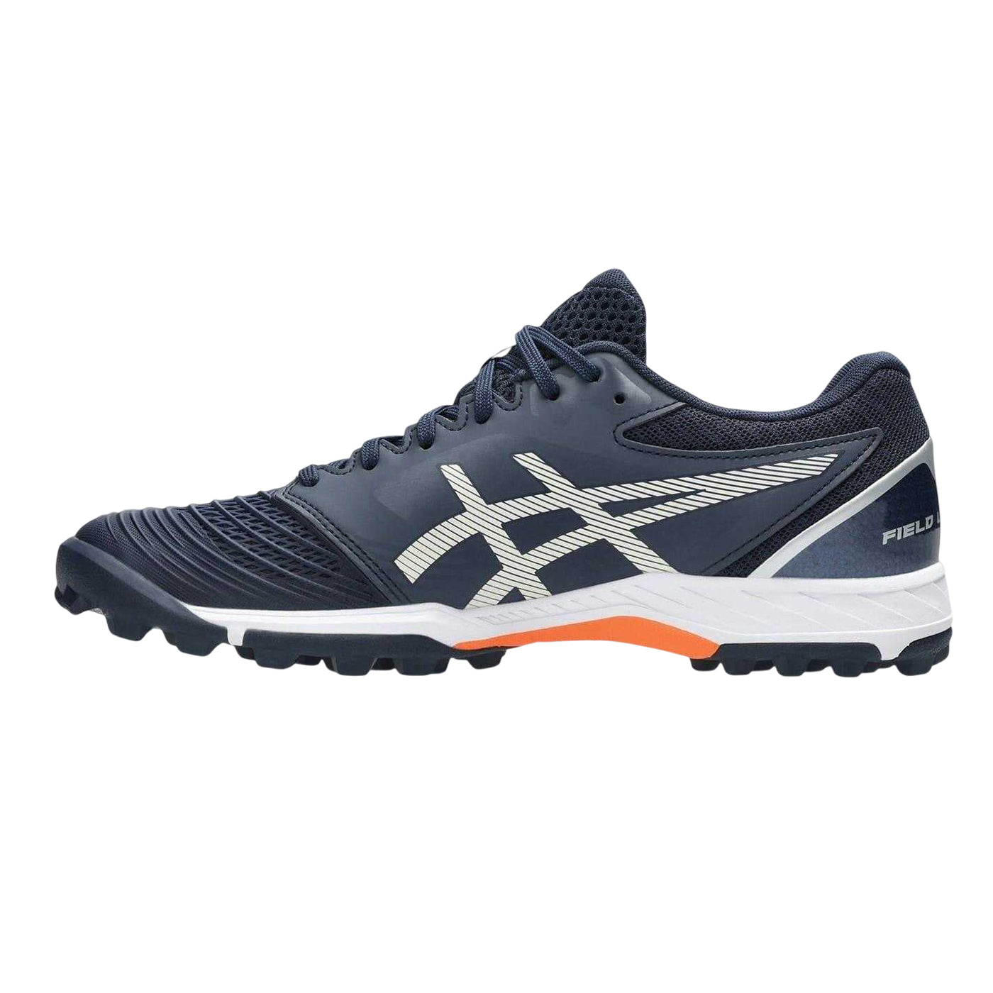 Midnight-Cream - Pack Shot - Asics Mens Ultimate FF Hockey Trainers