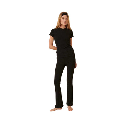 Black - Lifestyle - Nobody´s Child Womens-Ladies Round Neck Regular Raglan T-Shirt