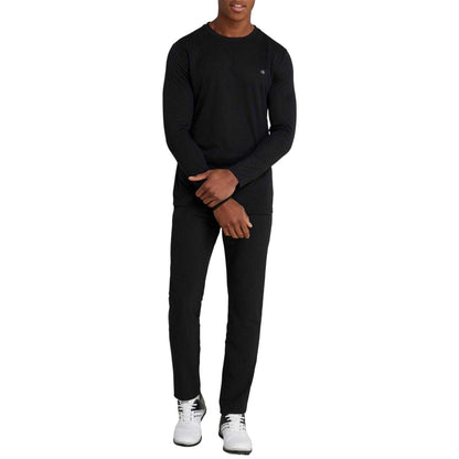 Black - Pack Shot - Calvin Klein Mens Embroidered Logo Slim Golf T-Shirt (Pack of 3)