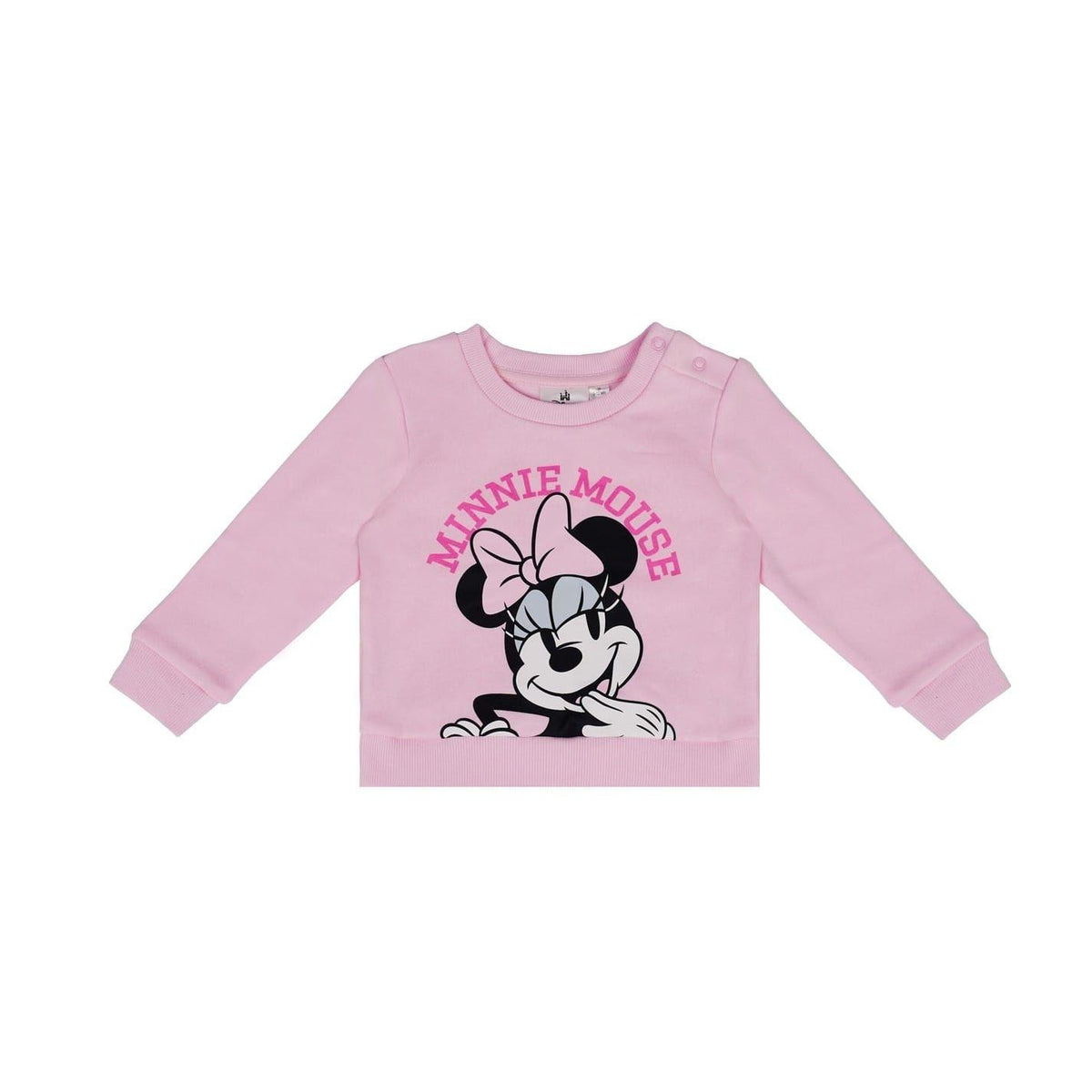 Pink - Back - Disney Baby Girls Minnie Mouse Loungewear Set