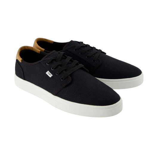Black - Front - Toms Mens Carlo Canvas Shoes