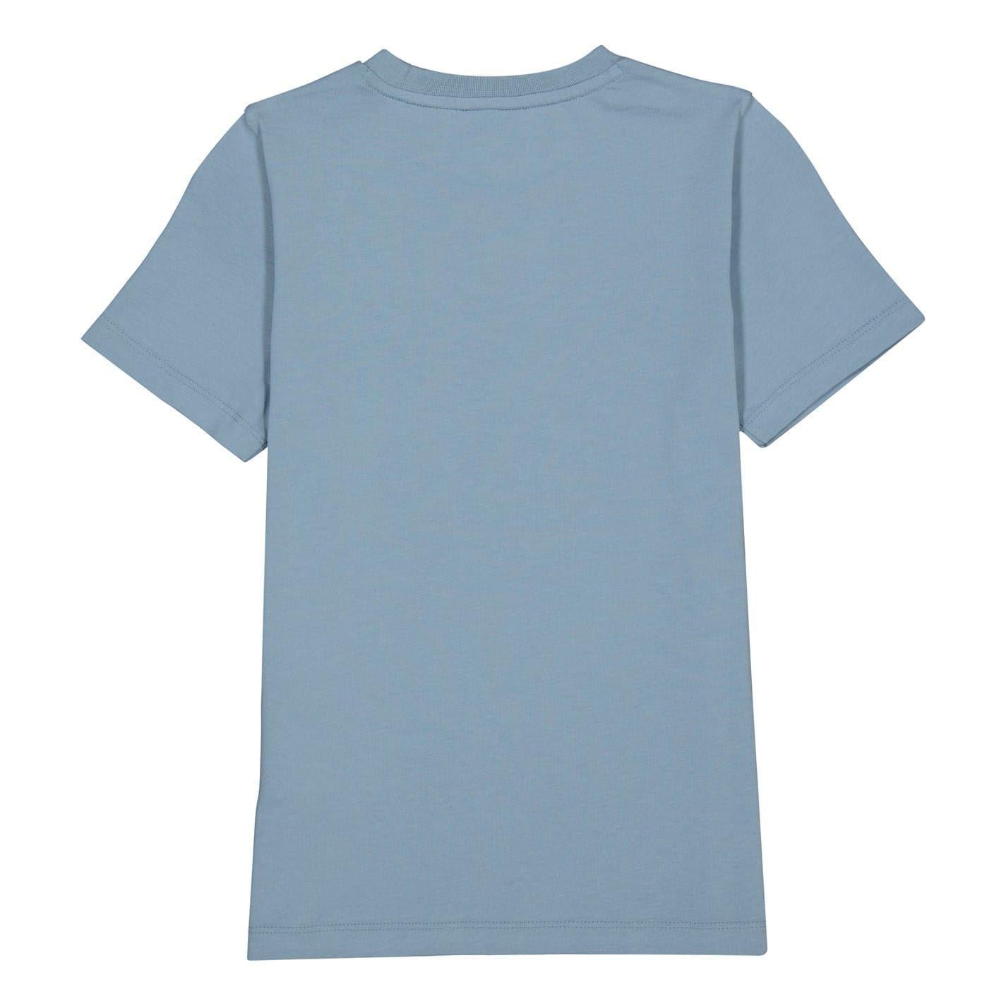 Slate Blue - Back - Lyle & Scott Childrens-Kids Classic Crew Neck Regular T-Shirt