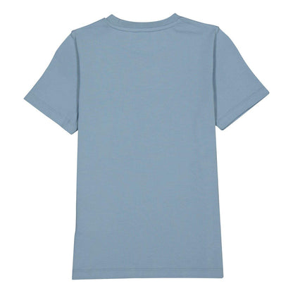 Slate Blue - Back - Lyle & Scott Childrens-Kids Classic Crew Neck Regular T-Shirt