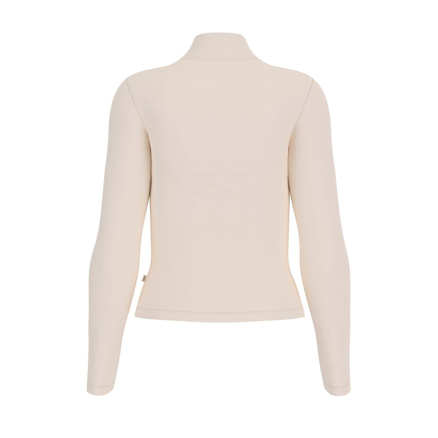 Shoreline - Back - Guess Womens-Ladies Text Logo Ribbed Slim Turtleneck