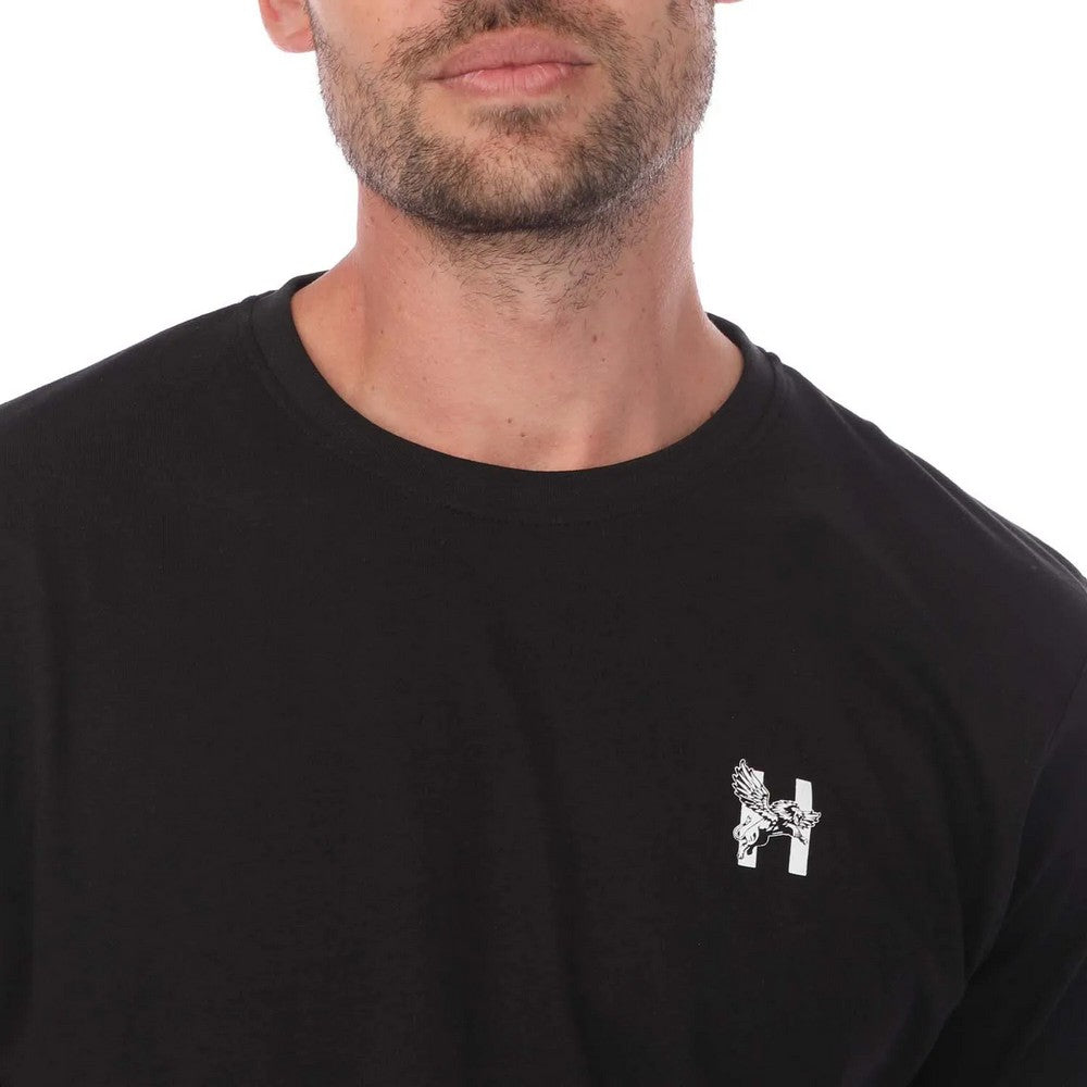 Black-Grey-White - Side - Henleys Mens Triphen T-Shirt (Pack of 3)