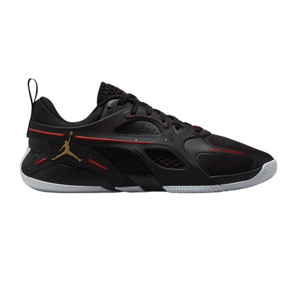 Black-Red-Black - Front - Nike Mens Jordan Speckle Basketball Shoes