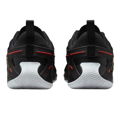 Black-Red-Black - Back - Nike Mens Jordan Speckle Basketball Shoes