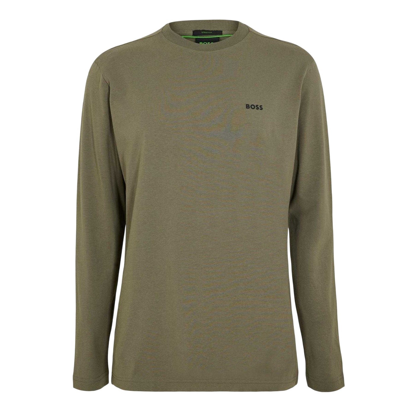 Dark Beige - Front - Boss Mens Classic Logo Regular T-Shirt