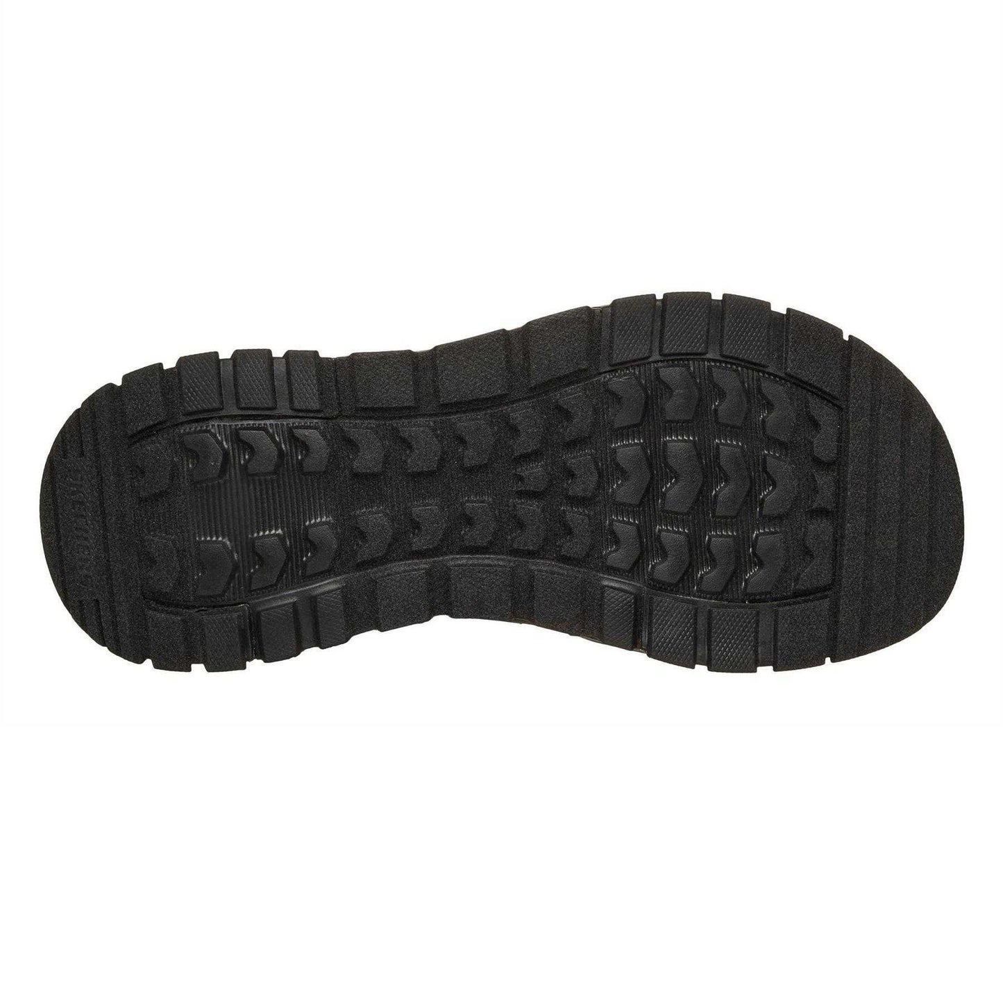 Black - Back - Skechers Mens Flat Sandals
