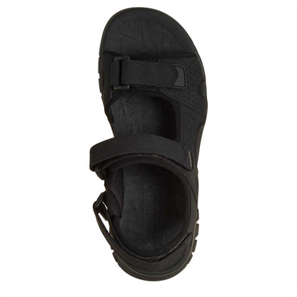 Black - Pack Shot - Skechers Mens Flat Sandals