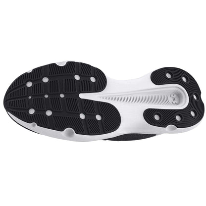 Black-White - Back - Under Armour Mens Infinite Trainers