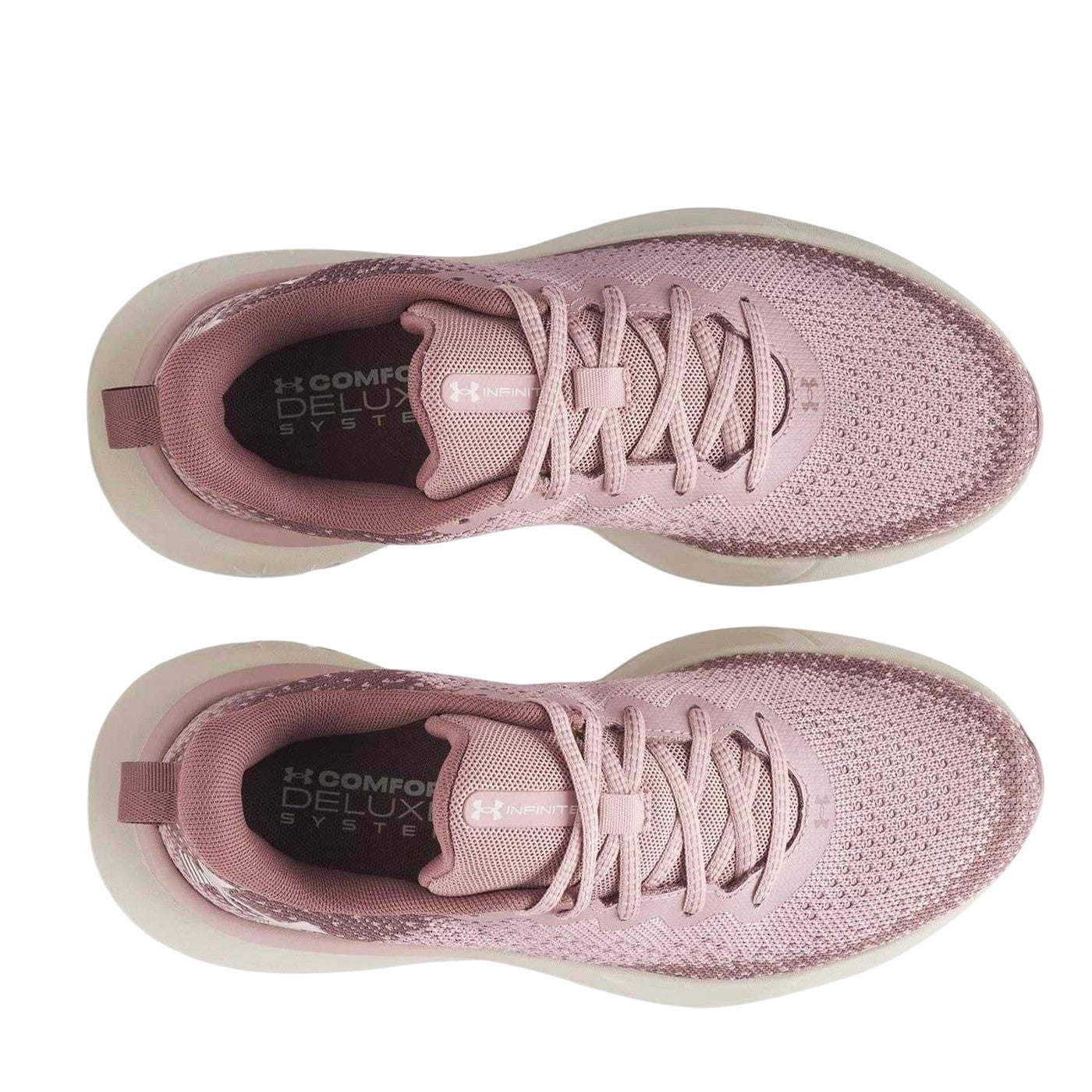 Pink - Pack Shot - Under Armour Mens Infinite Trainers