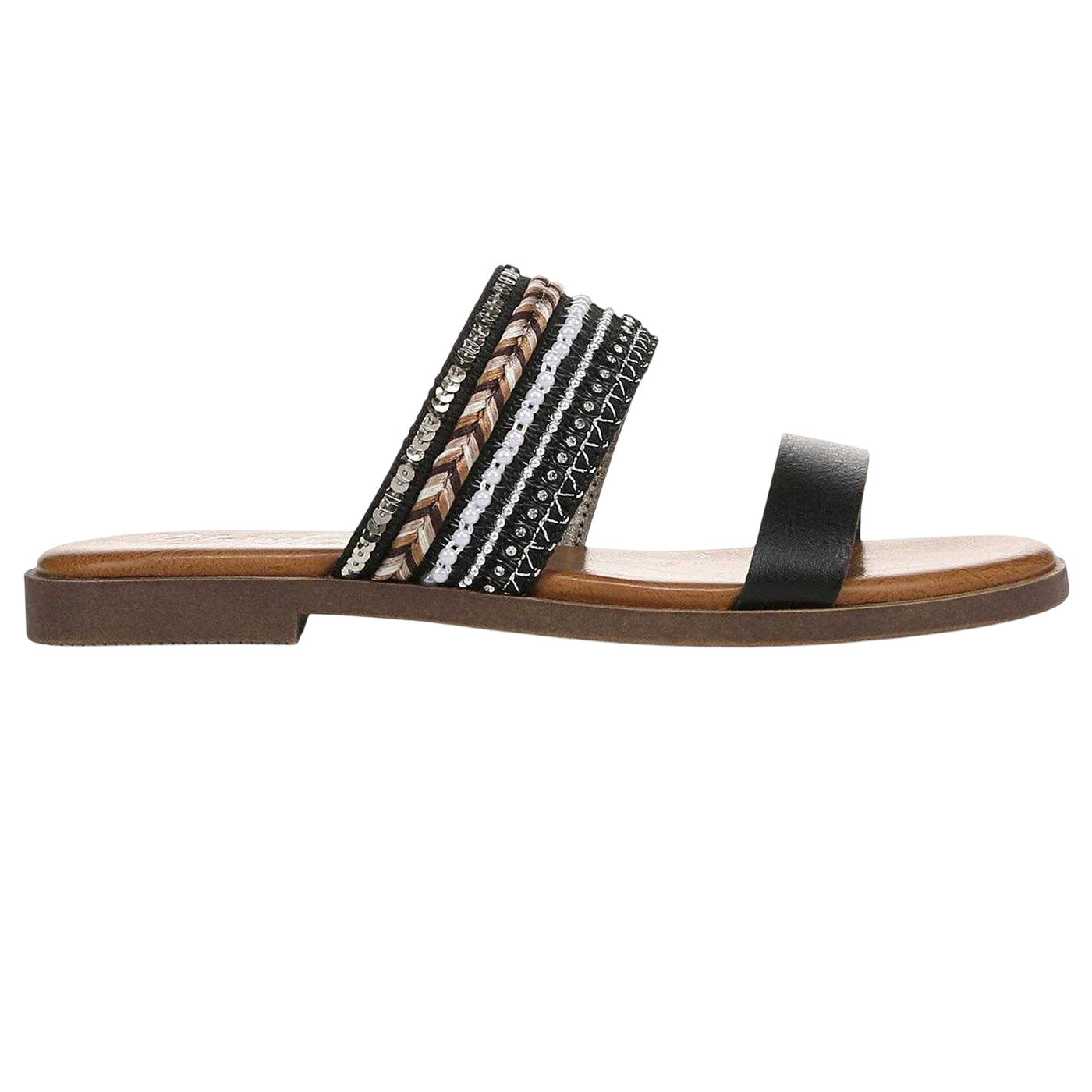 Black - Side - Blowfish Malibu Womens-Ladies Curtis Embellished Sandals